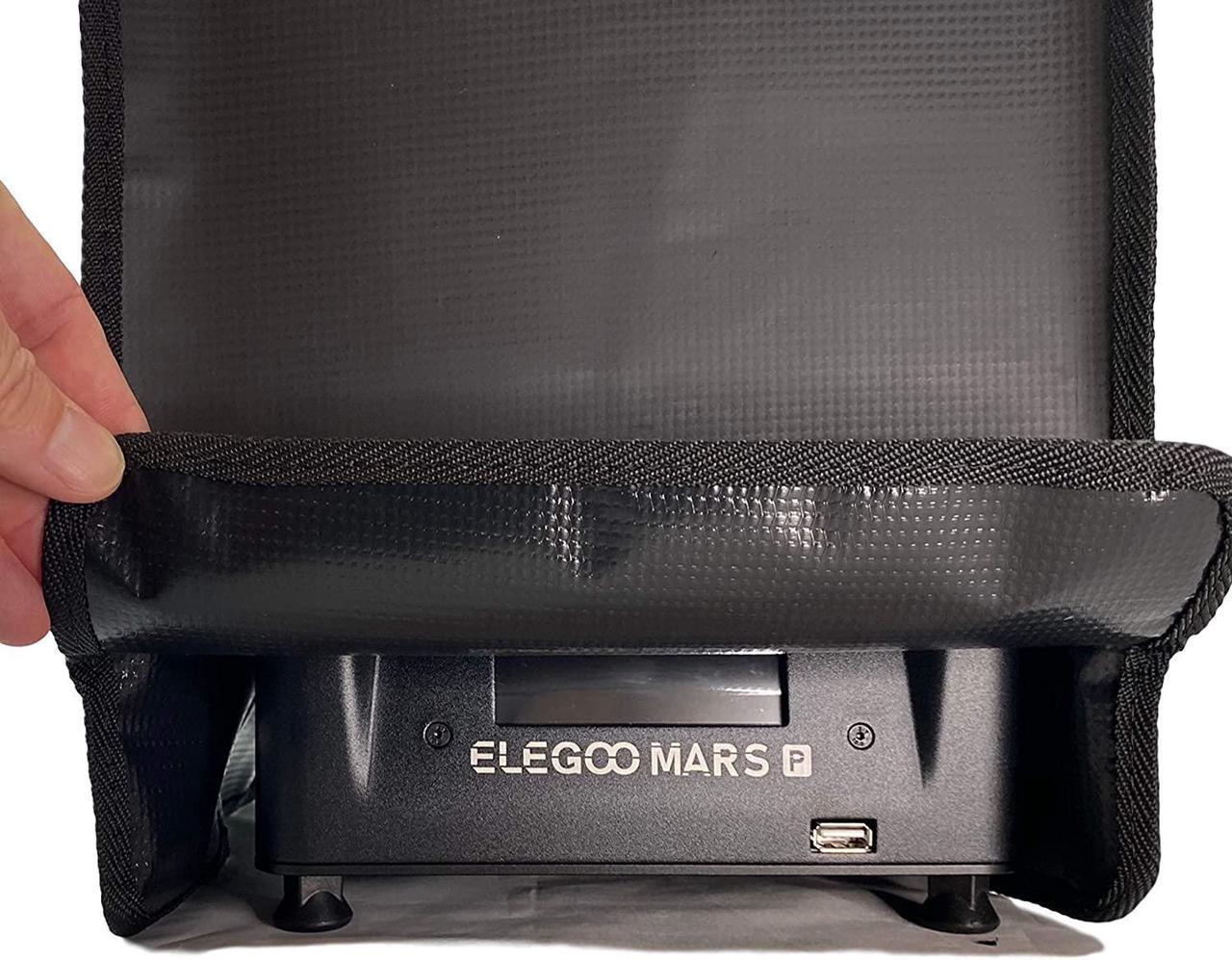 Alt view image 5 of 7 - Elite Blackout Cover for Resin 3D Printers: Universal Printer Protection from Sunlight, Dust, Dirt, Spill - PVC Laminated Polyester - Storage Sleeve 9.5"W x 9.5"L x 16"H