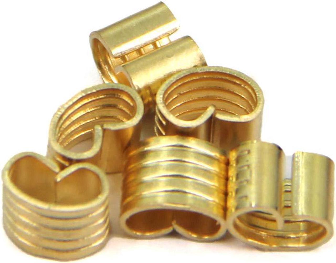 Alt view image 2 of 5 - 10pcs Copper Buckle Wire Cable Connector Wire Cable Terminal Lightweight Compact Terminal Accessory for 3D Printer Parts (Copper Buckle)