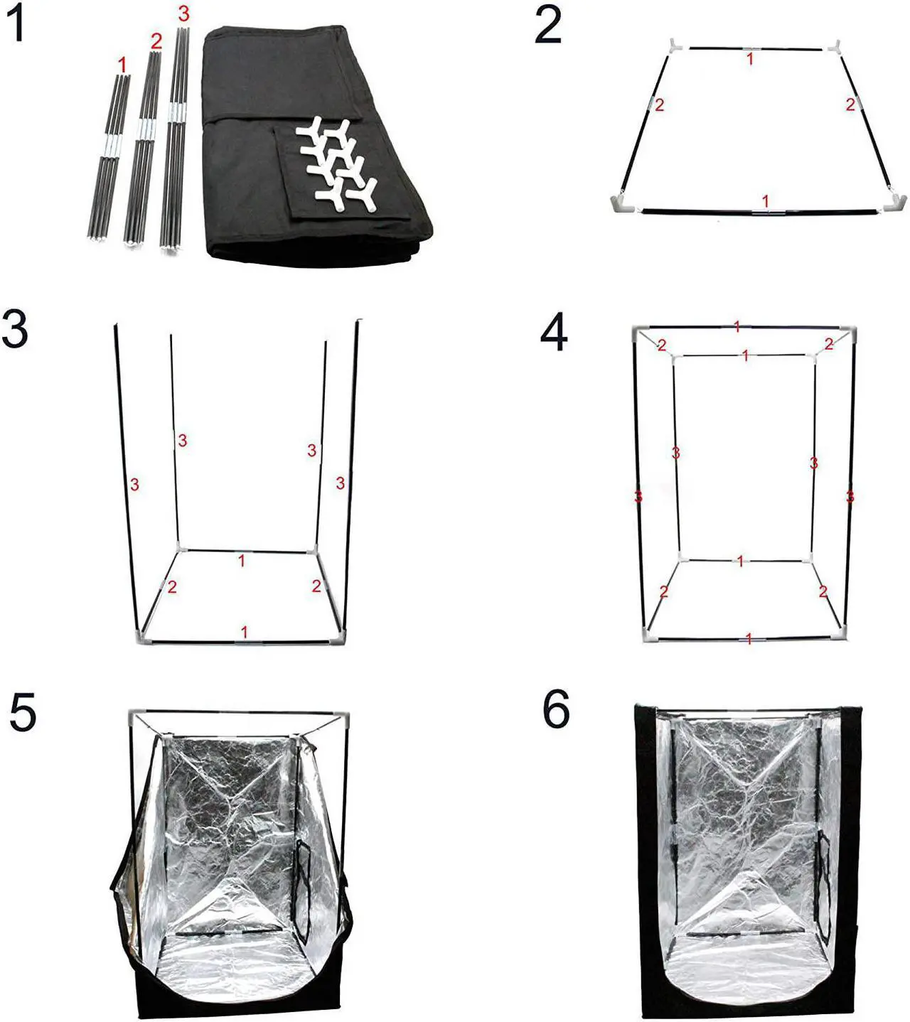 Alt view image 4 of 7 - Zeberoxyz 3D Printer Warm Enclosure,3D Printer Covers,Folding shed,Constant Temperature Dustproof, Fireproof Heating Tent, Noise Reduction for 3D Printer Ender3/Ender 3 pro-18.9x23.6x28.3inch