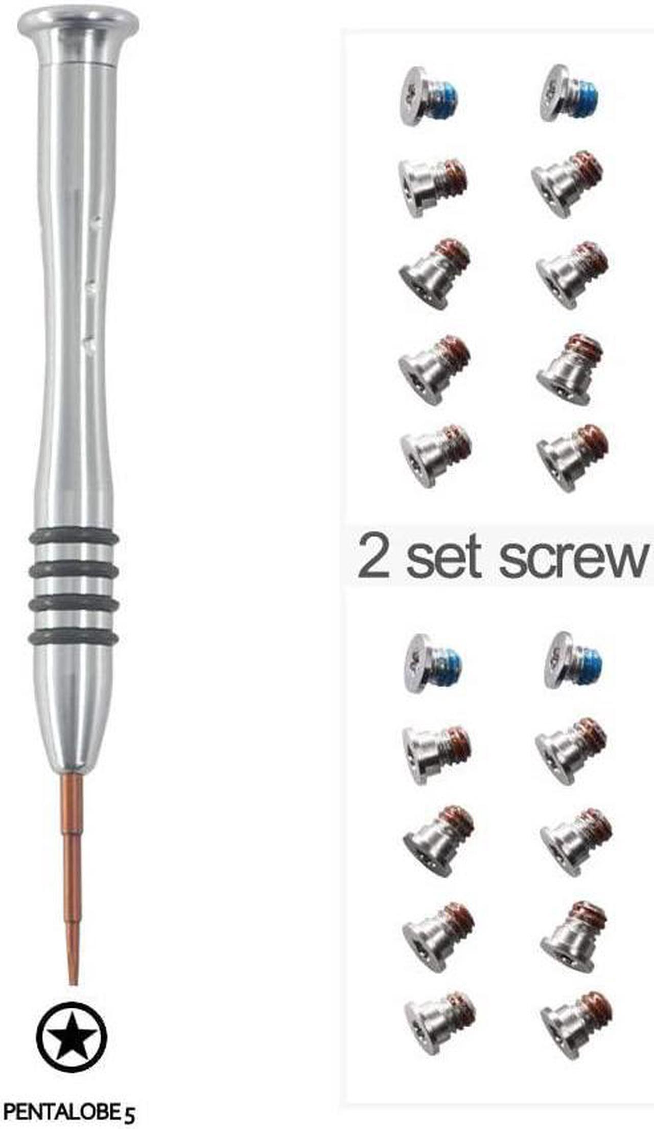 Alt view image 2 of 4 - GODSHARK Repair Replacement Screws with Screwdriver for MacBook Pro 13 or 15 inch Retina Display A1398 A1425 A1502 2012-2015, Bottom Case Cover P5 Pentalobe Repair Tool Kit Laptop PC Computer
