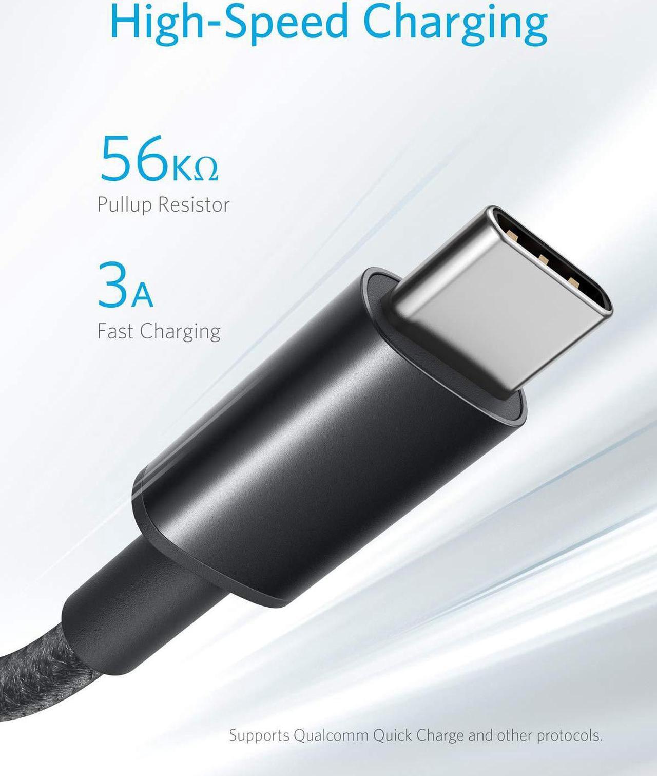 Alt view image 3 of 5 - For AT&T SL112A 6782D / Cricket SL112C 1X USB 3.1 Type C Cable to USB A USB C 3.0 Charger Cable