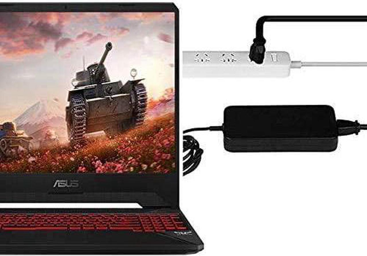 Alt view image 4 of 4 - AC Charger Fit for Asus TUF FX505D FX505DT FX505DU FX505DY FX505DD FX505G FX505GT FX505GD FX505GE FX505GM FX505 FX86F FX86SM GL703GS GL504GS Gaming Laptop 150W 180W Power Supply Adapter Cord