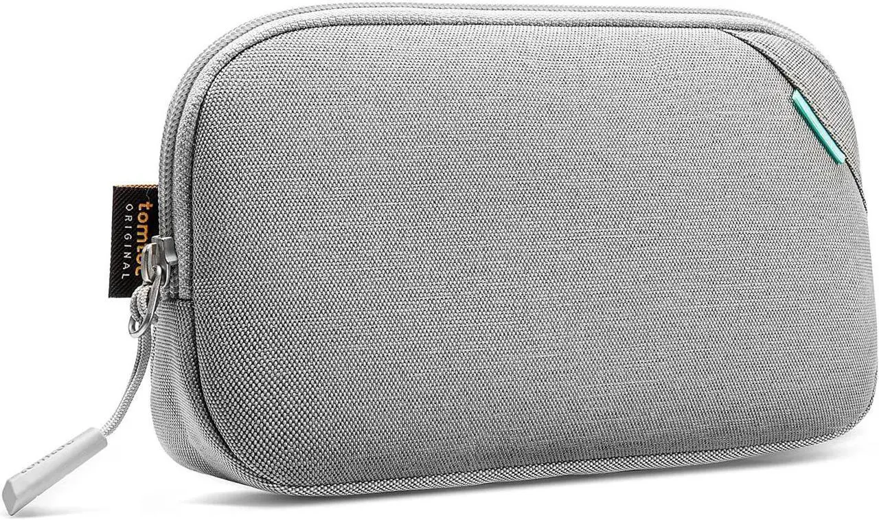 Main image of tomtoc Recycled Portable Storage Pouch Bag Case Accessories Organizer Compatible with MacBook Laptop Charger, Mouse, Cables, Hub, Power Adapter, Power Bank, Toiletries, Cosmetics, Personal Items