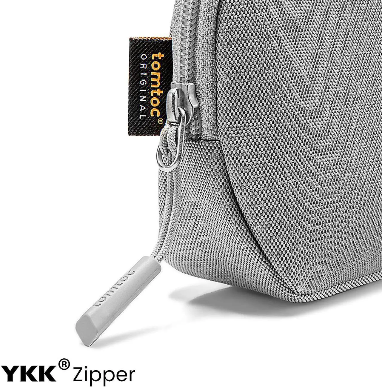 Alt view image 3 of 5 - tomtoc Recycled Portable Storage Pouch Bag Case Accessories Organizer Compatible with MacBook Laptop Charger, Mouse, Cables, Hub, Power Adapter, Power Bank, Toiletries, Cosmetics, Personal Items