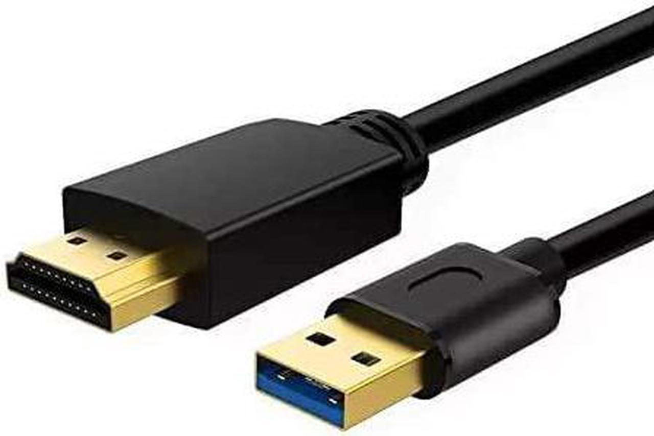 USB to HDMI Cable Ankky USB 2.0 Male to HDMI Male Charger Cable Splitter Adapter - 2M