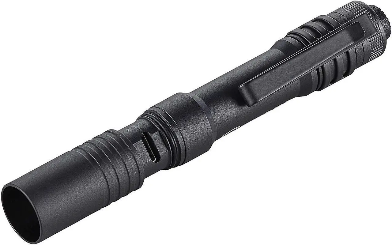 Alt view image 3 of 7 - Streamlight 66601 MicroStream 250-Lumen EDC Ultra-Compact Flashlight with USB Rechargeable Battery, Clear Retail Packaging, Black