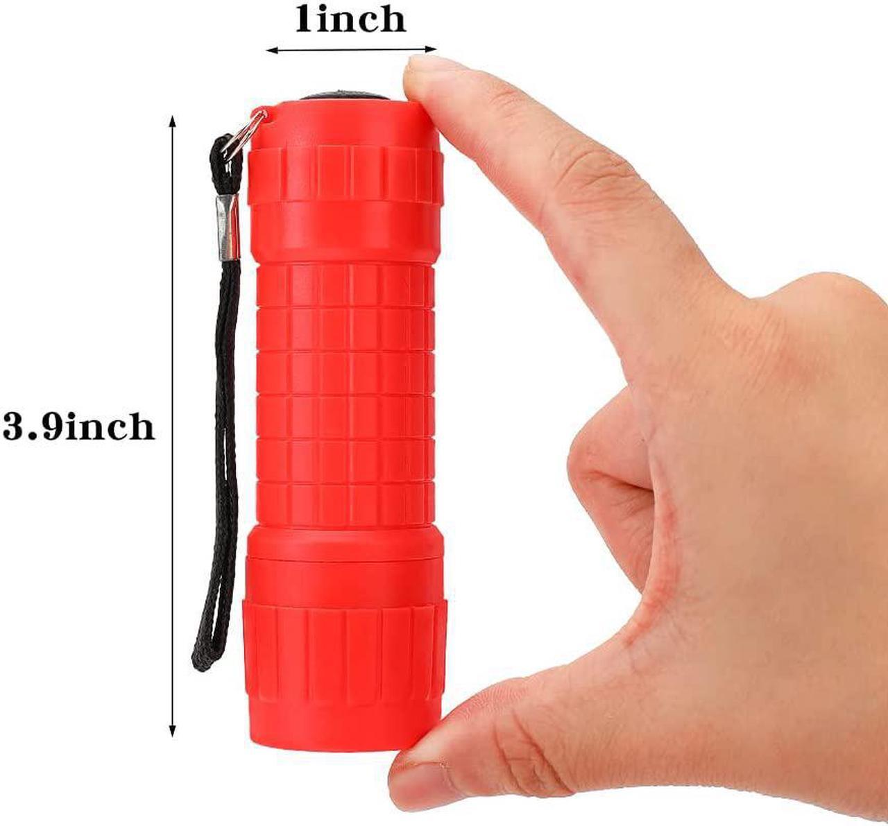 Alt view image 2 of 7 - 5 Pack Plastic Small Mini LED Flashlight COB Flashlights for Kids 100 Lumen with Batteries High CRI for Bright Flash Light Christmas Gifts Stocking Stuffers