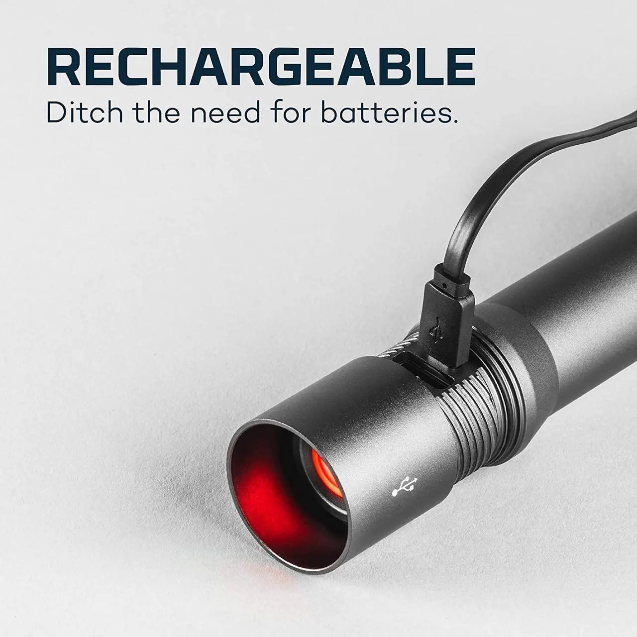 Alt view image 3 of 7 - NEBO Davinci Powerful, Rechargeable and Waterproof HandheldFlashlight