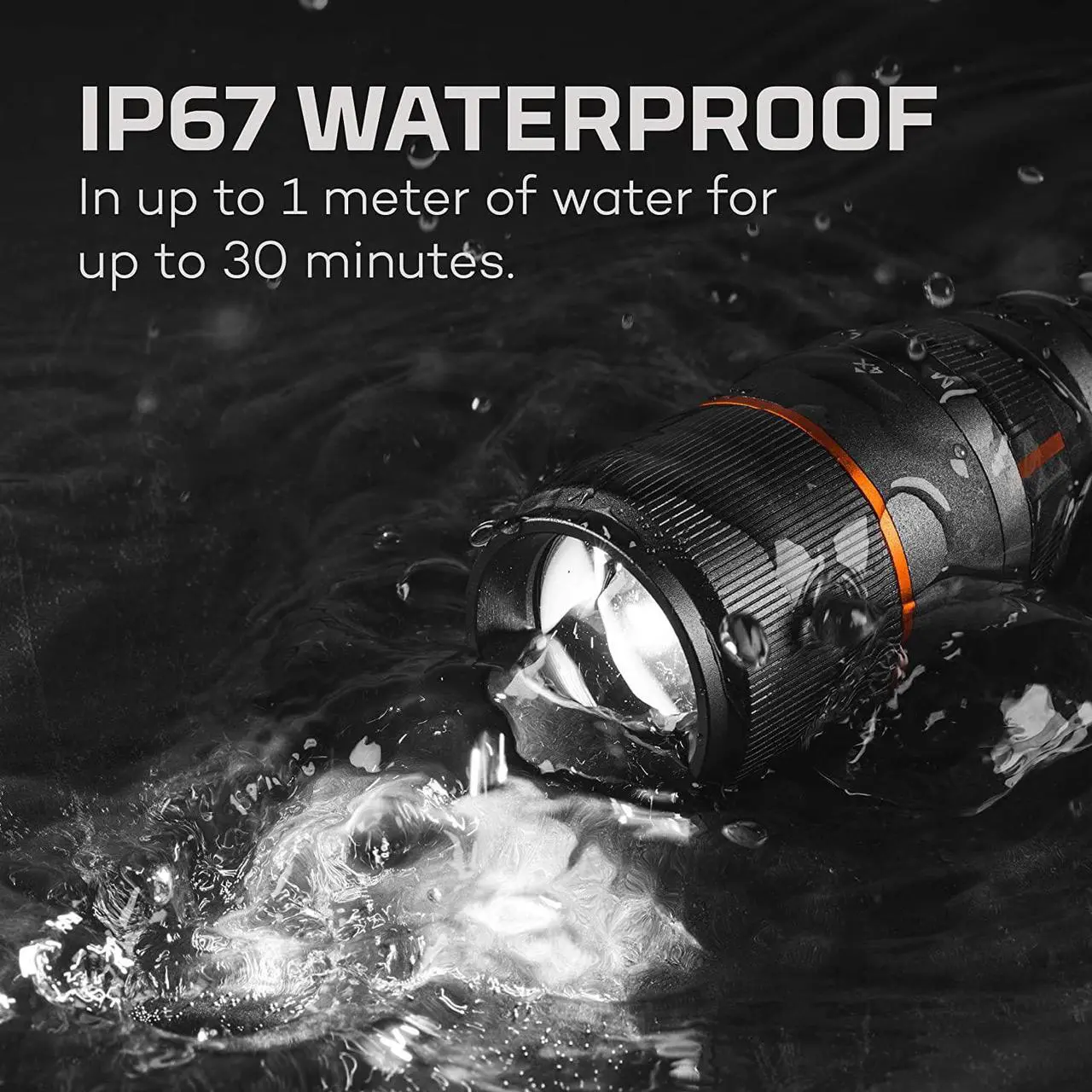 Alt view image 5 of 7 - NEBO Davinci Powerful, Rechargeable and Waterproof HandheldFlashlight