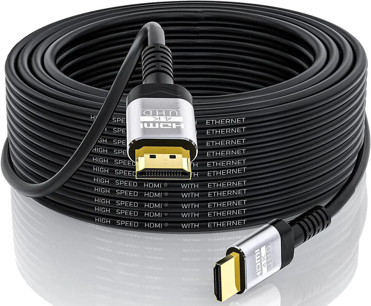 Main image of 4K HDMI Cable 30 Ft | 18Gbps Ultra High Speed HDMI 2.0 Cable 4K@60Hz HDR 3D ARC HDCP2.2 Ethernet HDMI Cord | for UHD TV Monitor Laptop Xbox PS4/PS5 ect (9.1m)