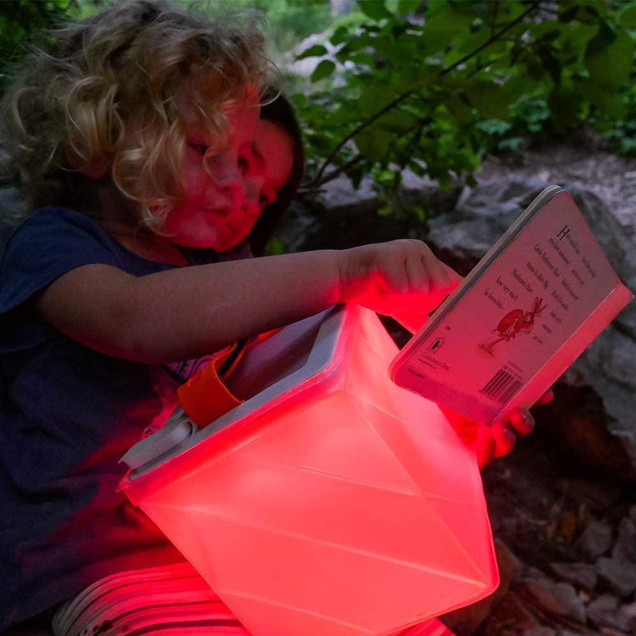 Alt view image 7 of 7 - LuminAID 2-in-1 Solar Camping Lantern and Phone Charger - Inflatable LED Lamp for Camping, Hiking and Travel - Emergency Light for Power Outages, Hurricane, Survival Kits - As Seen on Shark Tank