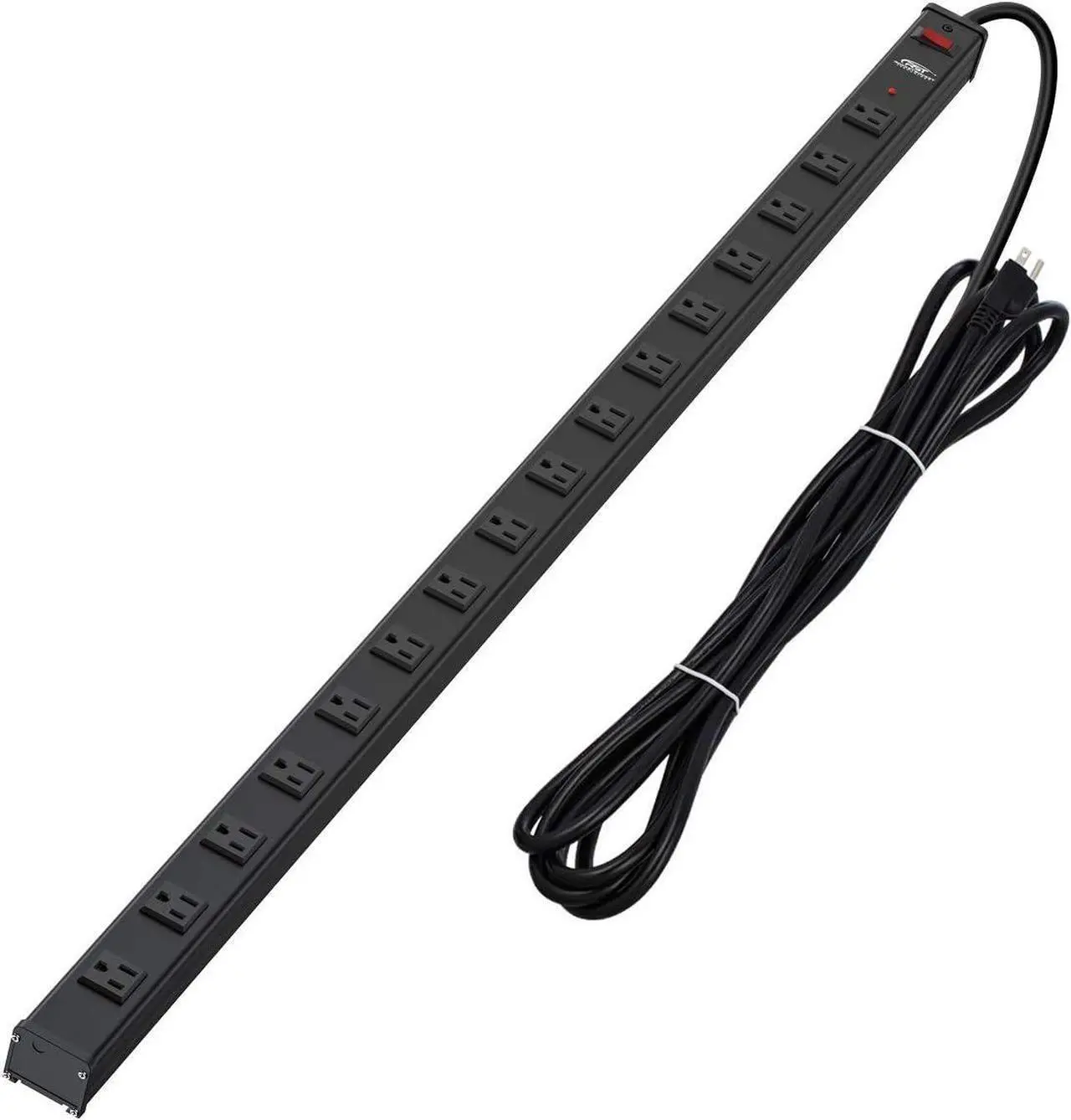 Main image of CRST Heavy Duty Surge Protector Power Strip Wide Spaced 16-Outlet 15 Feet Long Extension Cord Power with Circuit Breaker 1800 Joule for Home, Office, Commercial