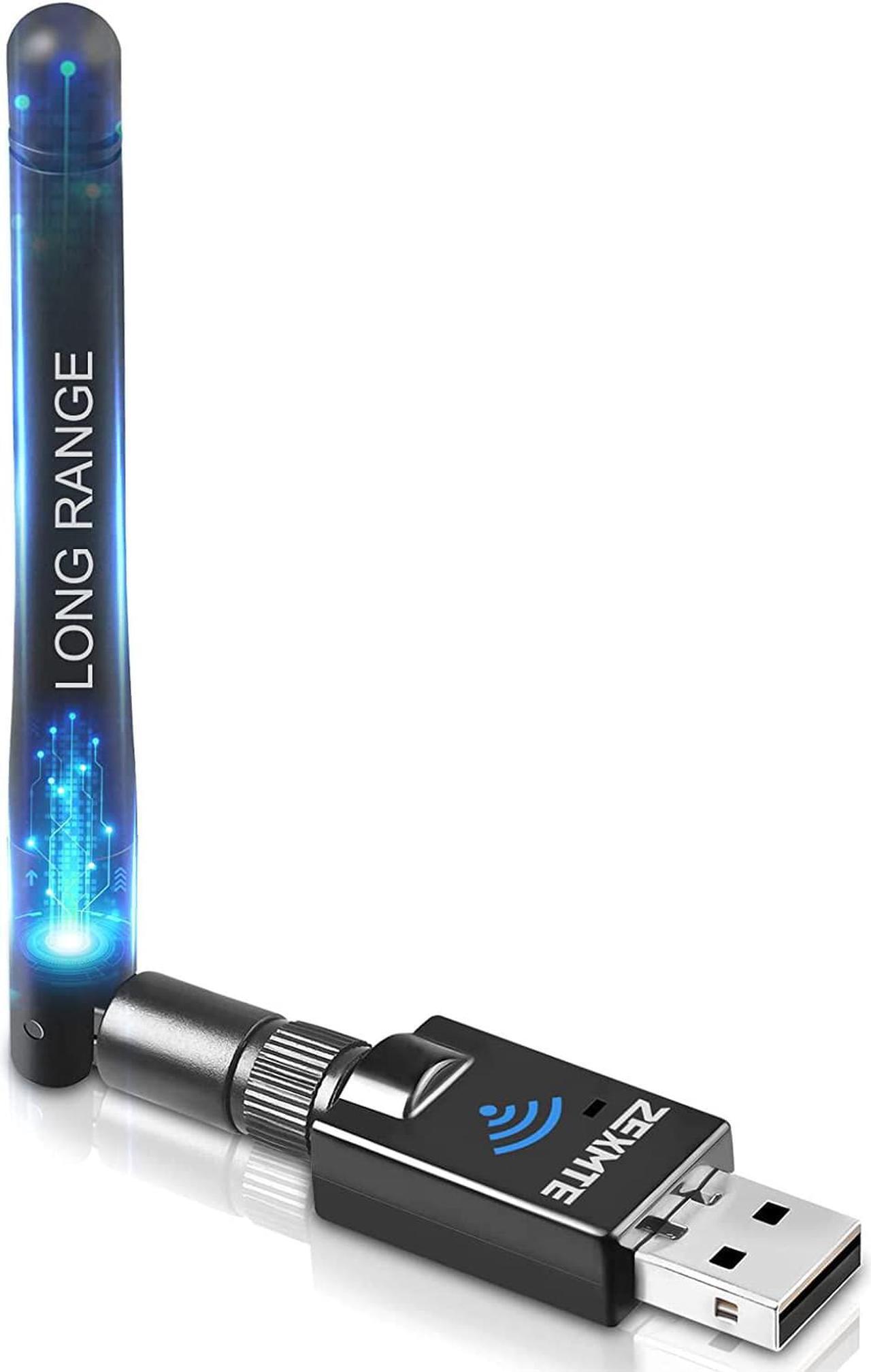 Main image of Long Range USB Bluetooth Adapter for PC USB Bluetooth Dongle Wireless Bluetooth Adapter for Headphones Speakers, 328FT / 100M,5.0 Bluetooth Transmitter Receiver for Windows 10/8 / 8.1/7