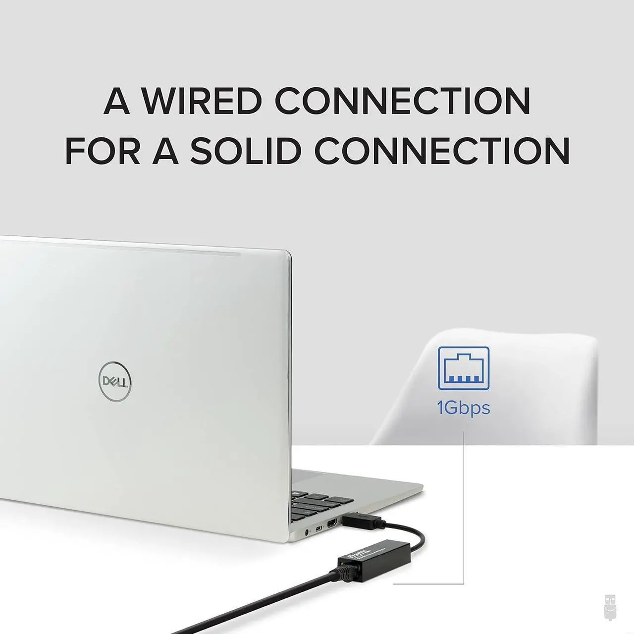 Alt view image 4 of 6 - Plugable USB to Ethernet Adapter, USB 3.0 to Gigabit Ethernet, Supports Windows 10, 8.1, 7, XP, Linux, Chrome OS