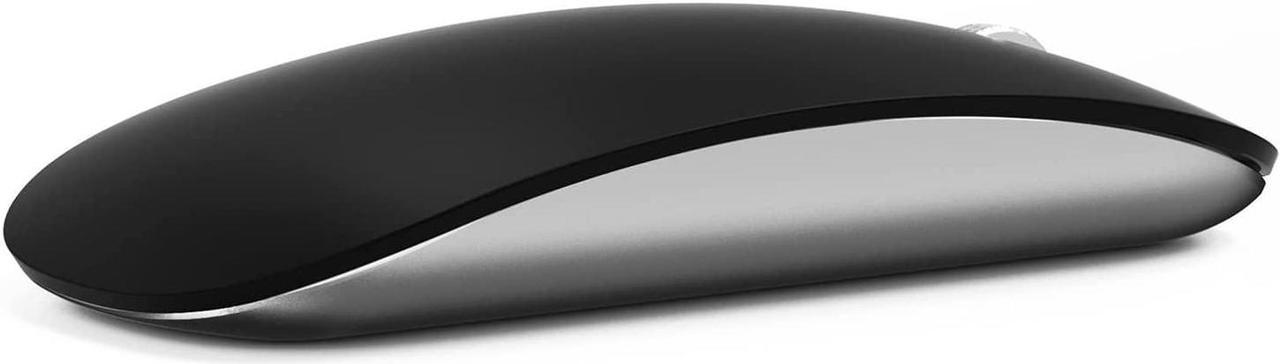 Uciefy U30 Bluetooth Mouse, Ultra Slim Triple Mode (BT5.1+BT5.1+USB) Rechargeable Wireless Bluetooth Mouse Compatible with iPad, Laptop, MacBook (Matte Black)