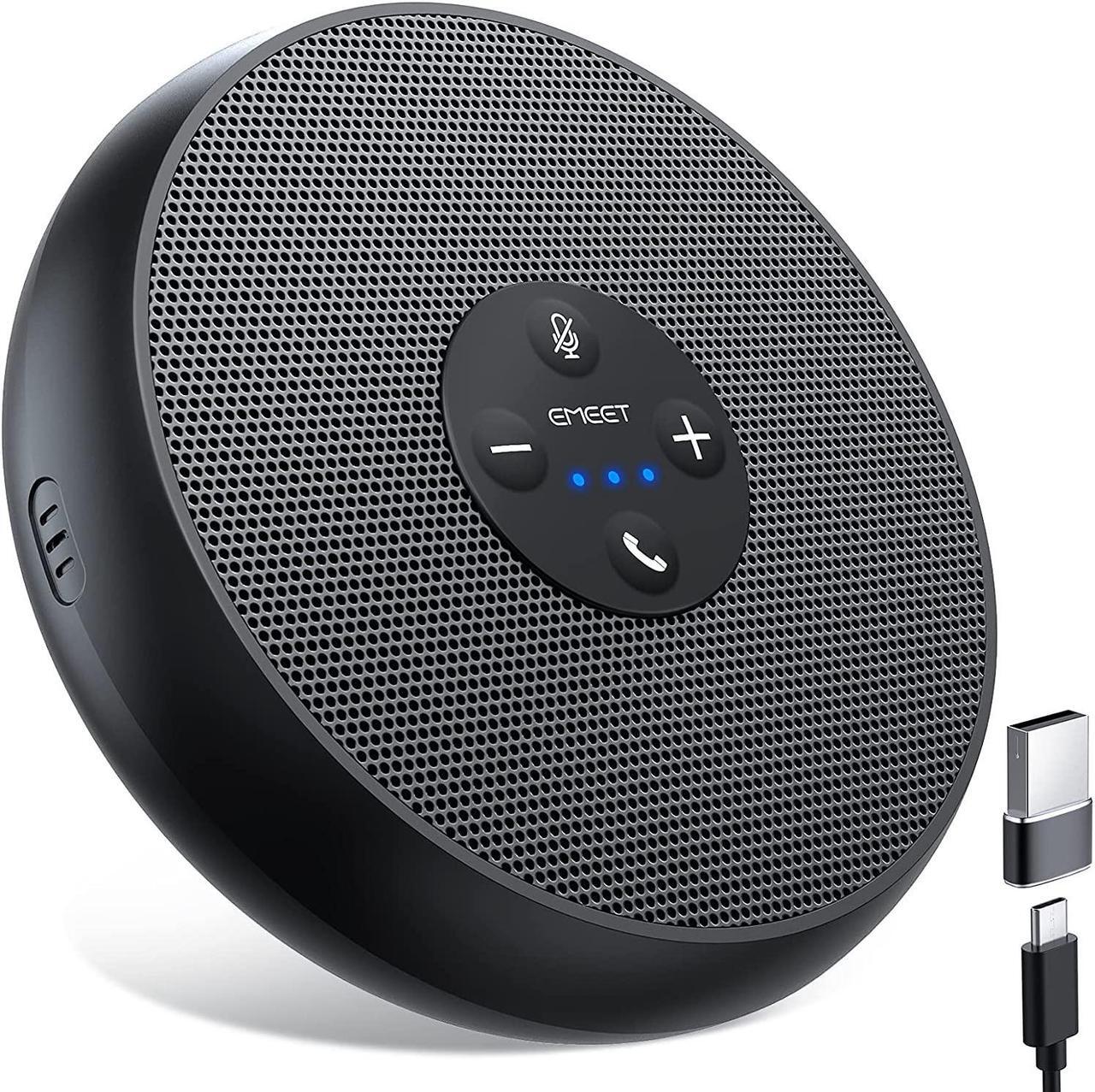 Main image of EMEET USB Speakerphone, M1A Zoom Certified AI Mics 360°Voice Pickup USB Type C-A Plug&Play Computer Speakers with Microphone, Fast Mute Noise Reduction Echo Cancellation for 5-8 People for Zoom Teams