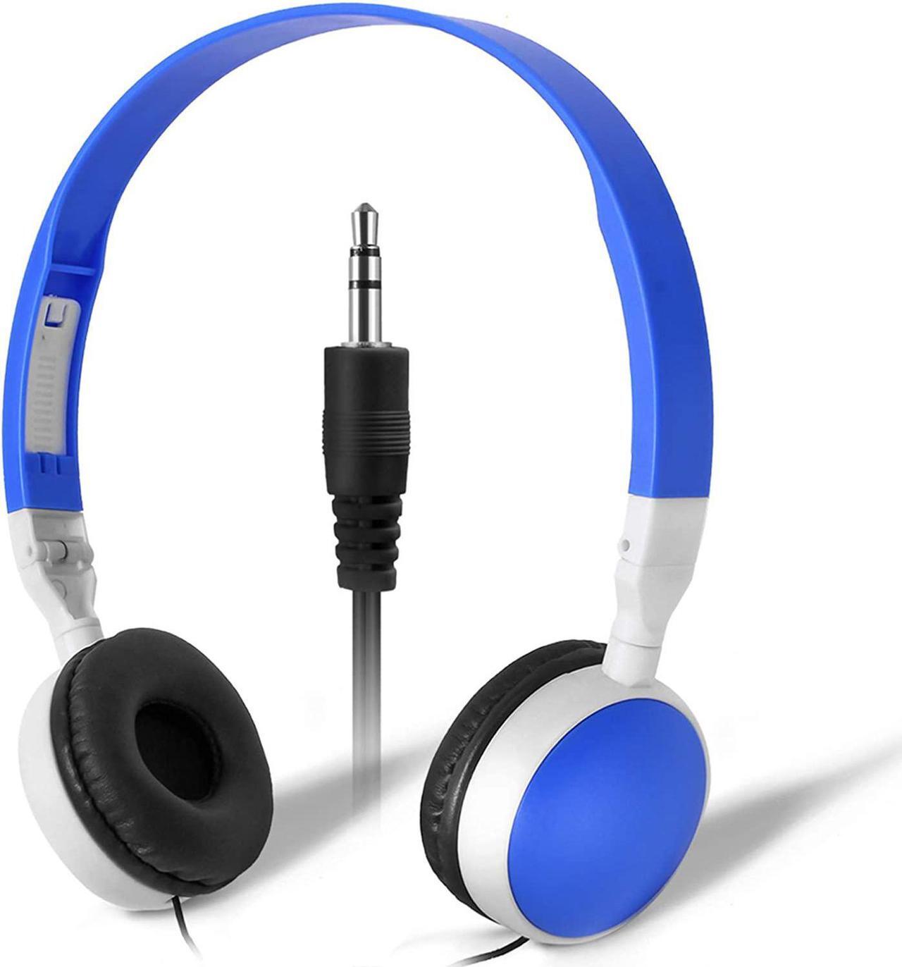 Main image of Wholesale Bulk Headphones Classroom Earbuds (KW-X10) 10 Pack Kids Headphones in Bulk Foldable Headsets for School,Computer Lab, Library,Hospital, Museums, Testing Centers, Hotels