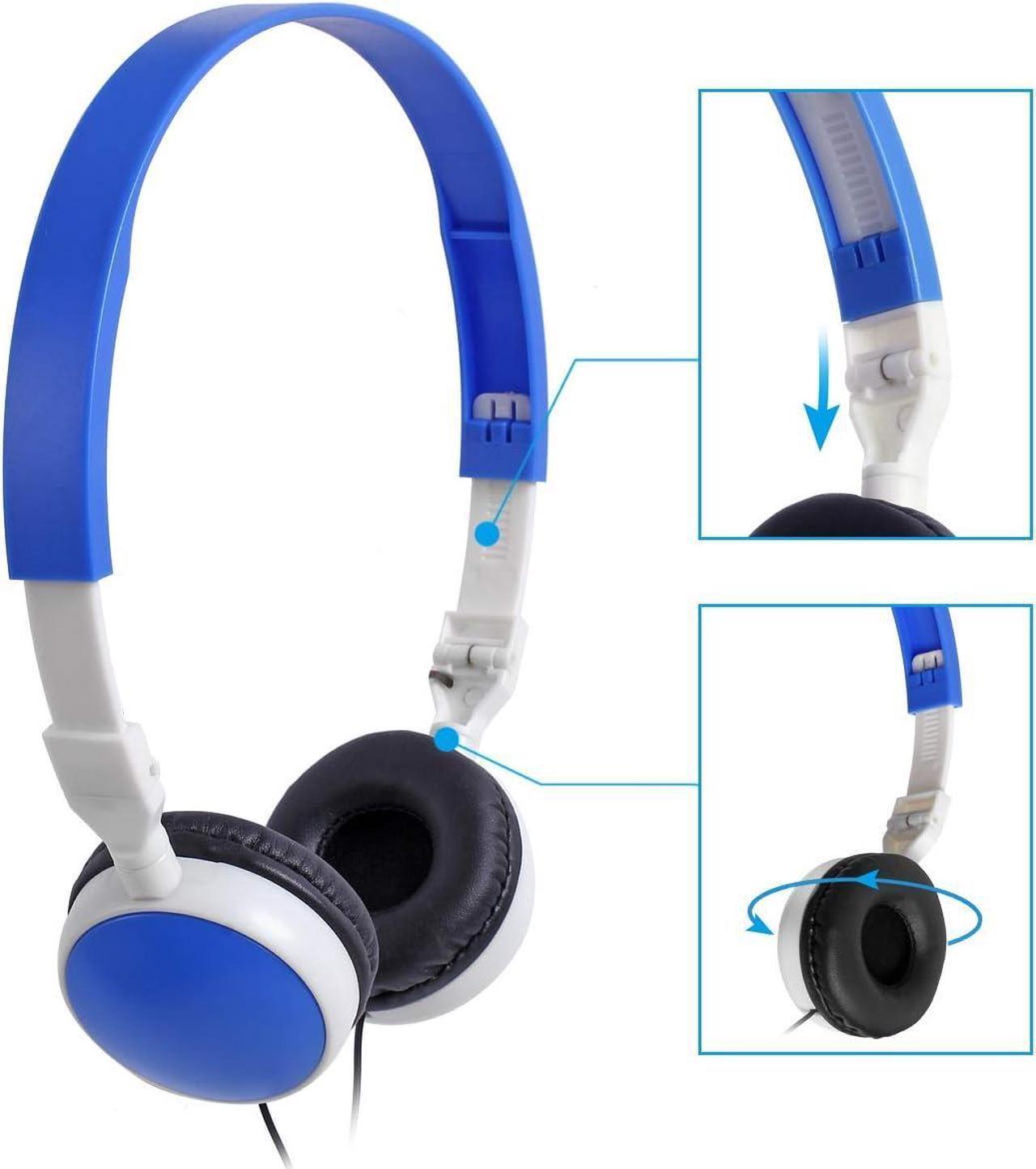 Alt view image 2 of 6 - Wholesale Bulk Headphones Classroom Earbuds (KW-X10) 10 Pack Kids Headphones in Bulk Foldable Headsets for School,Computer Lab, Library,Hospital, Museums, Testing Centers, Hotels