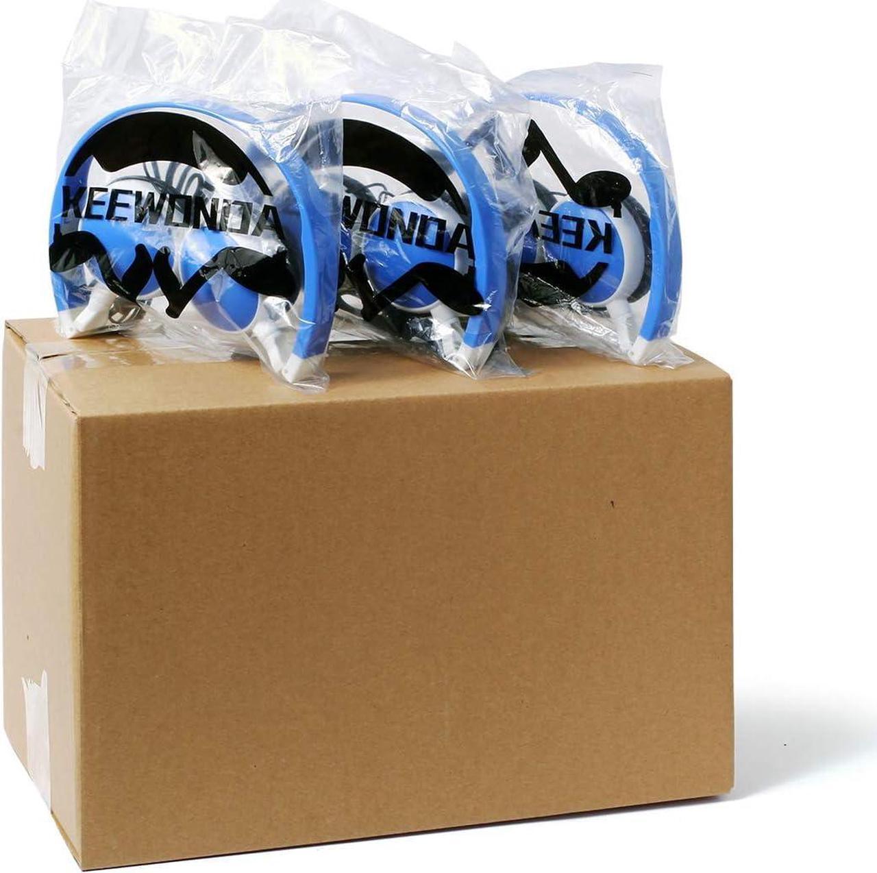 Alt view image 6 of 6 - Wholesale Bulk Headphones Classroom Earbuds (KW-X10) 10 Pack Kids Headphones in Bulk Foldable Headsets for School,Computer Lab, Library,Hospital, Museums, Testing Centers, Hotels