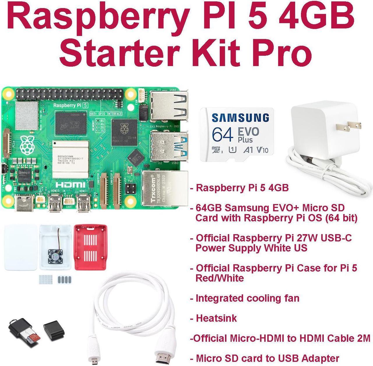 Raspberry Pi 5 4GB Start Kit Pro