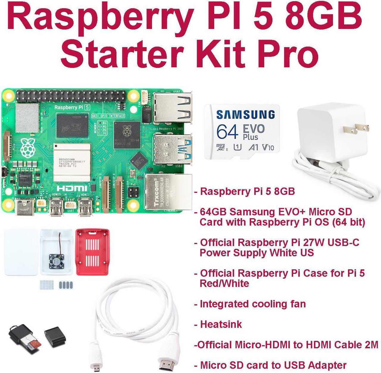 Raspberry Pi 5 8GB Start Kit Pro