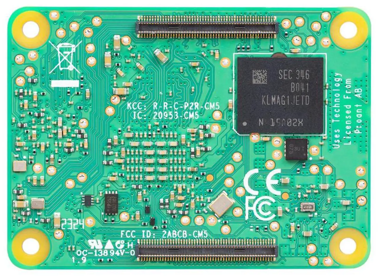 Alt view image 3 of 3 - CM5102032 Raspberry Pi Compute Module 5, Wireless, 2GB RAM, 32GB eMMC