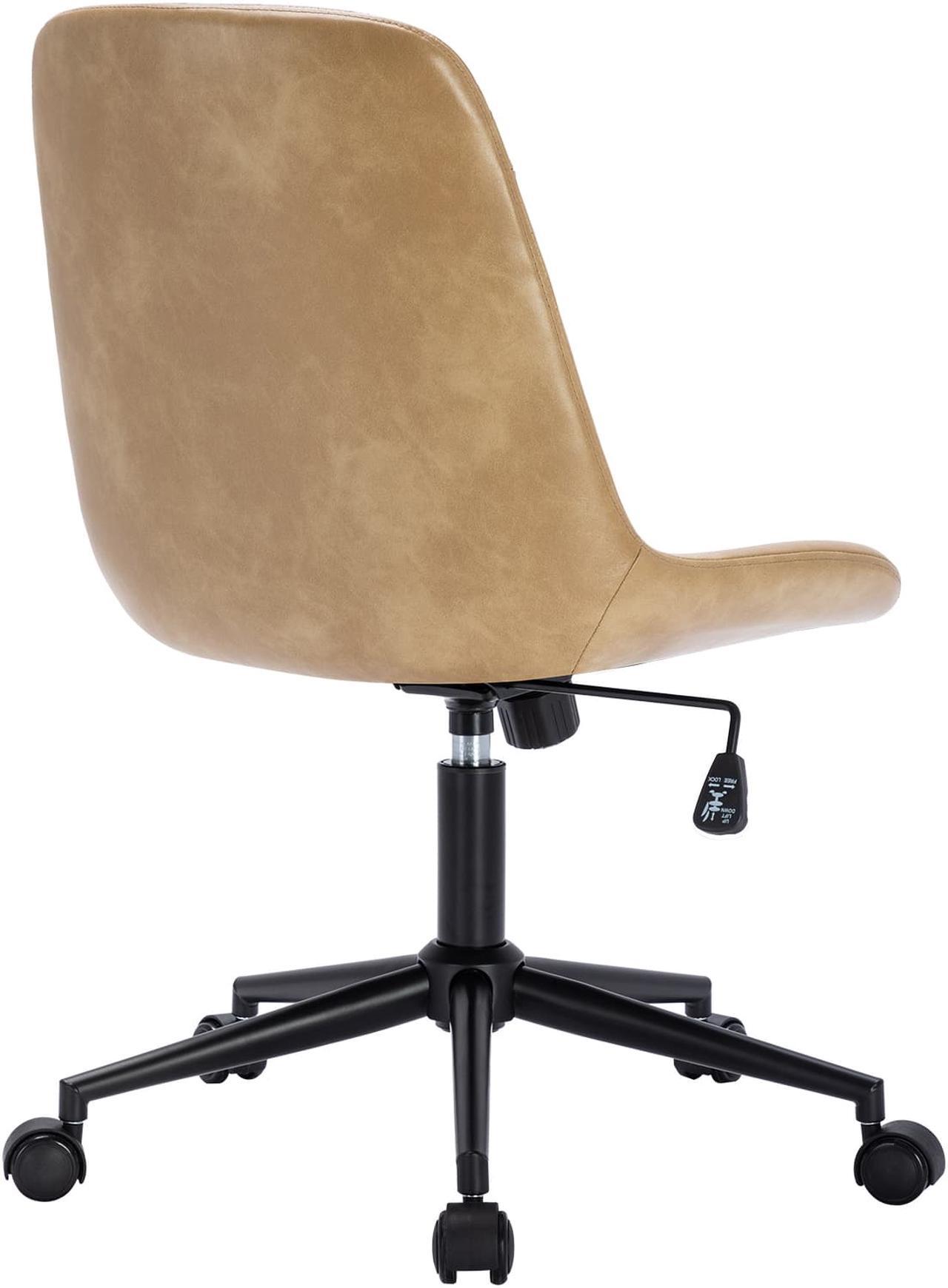 Alt view image 5 of 7 - Duhome Modern PU Leather Office Chair Desk Chair Swivel Computer Chair