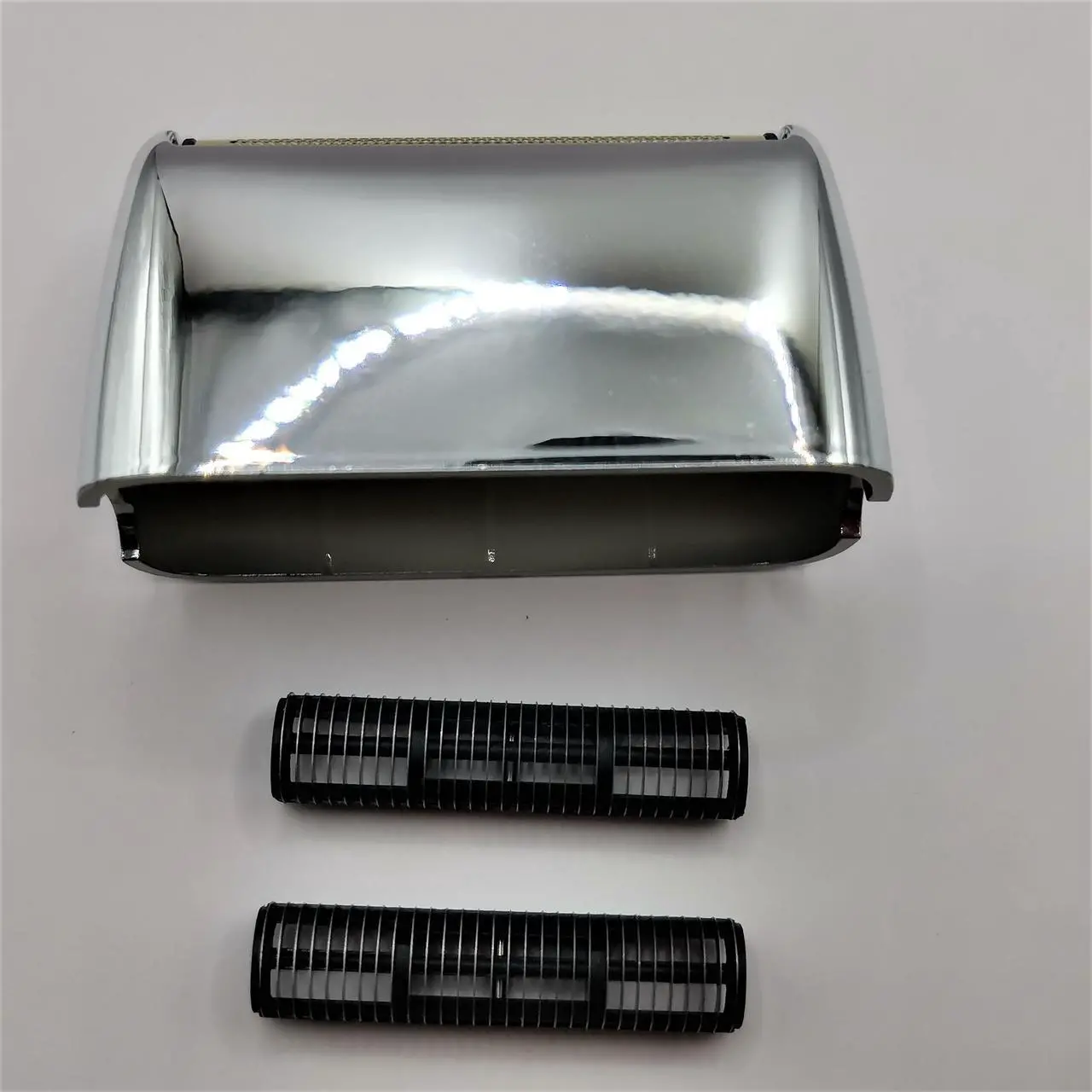 Alt view image 5 of 6 - Shaver 2X Blades Cutter + Replacement Foil Prewave Compatible with Babyliss Pro FoilFX02 #FXRF2G FXFS2G FXRF2 Razor Head Accessories Parts Silver New