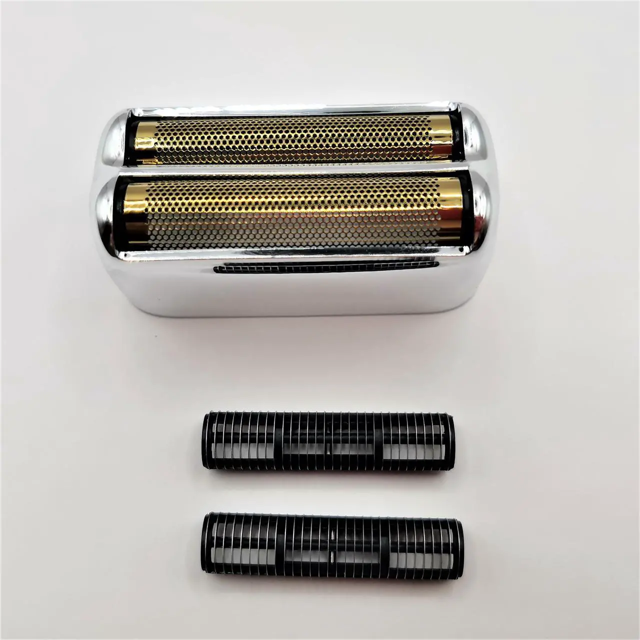 Alt view image 3 of 6 - Shaver 2X Blades Cutter + Replacement Foil Prewave Compatible with Babyliss Pro FoilFX02 #FXRF2G FXFS2G FXRF2 Razor Head Accessories Parts Silver New