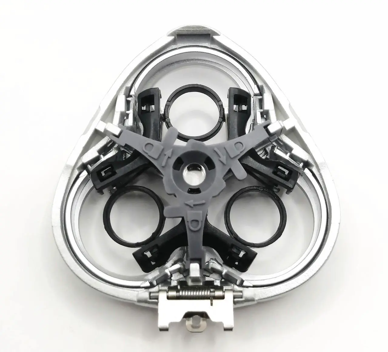 Alt view image 3 of 6 - Prewave Shaver Razor Holder Cover + Frame Plate Men Beard For HQ9161 HQ9170 HQ9171 HQ9190 HQ9195 HQ9199 HQ 9100XL 9140XL Silver