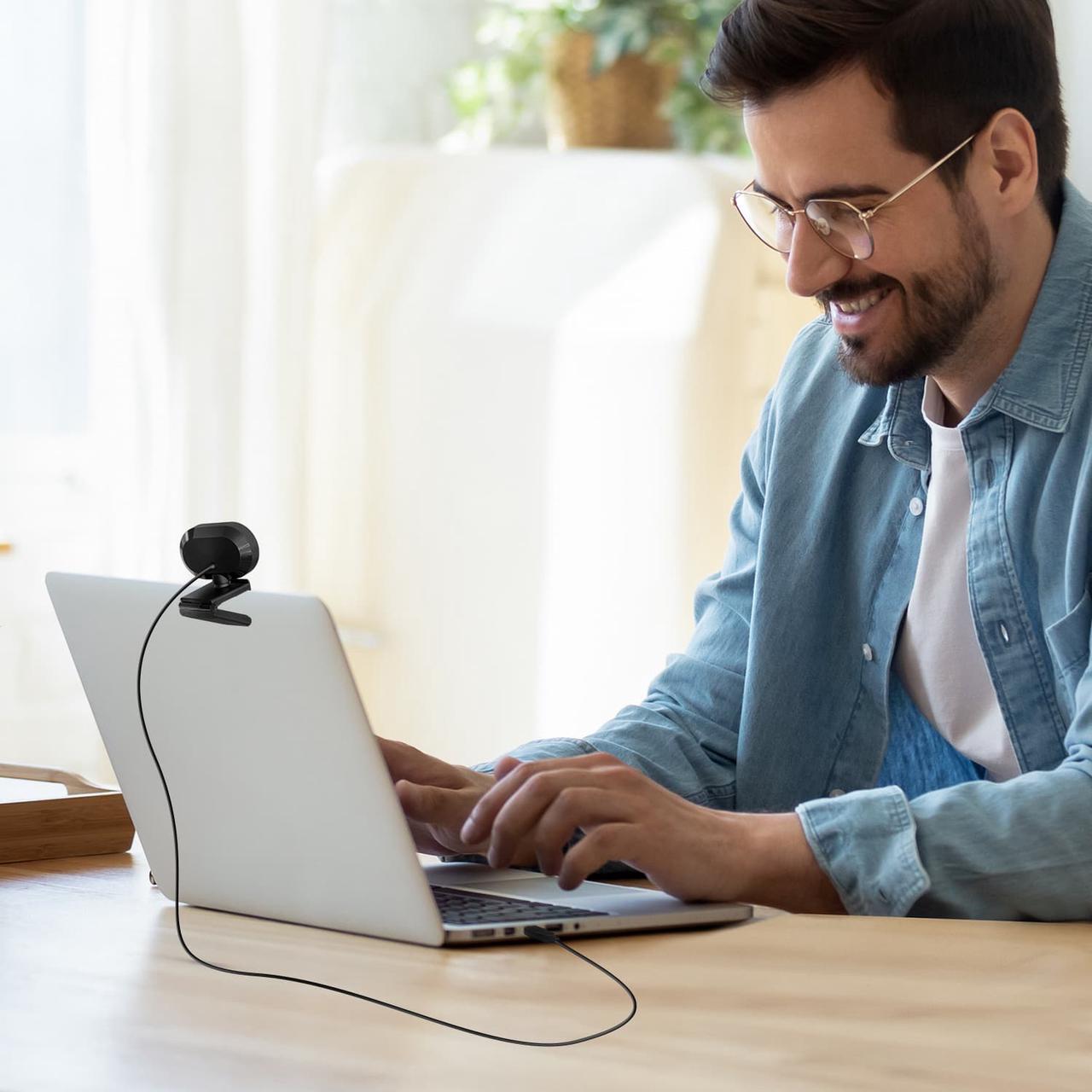 Alt view image 7 of 7 - Z-EDGE ZW560S QHD 2K Stream Webcam Auto Focus Web Camera for PC/Desktop/Laptop, Built-in Stereo Sound & Noise Reduction Mic, Plug & Play, Touch Control Ring Light, Compatible with Windows/Android/Mac