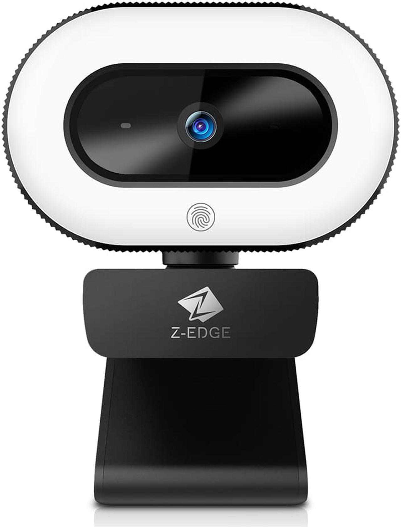 Alt view image 2 of 7 - Z-EDGE ZW560S QHD 2K Stream Webcam Auto Focus Web Camera for PC/Desktop/Laptop, Built-in Stereo Sound & Noise Reduction Mic, Plug & Play, Touch Control Ring Light, Compatible with Windows/Android/Mac