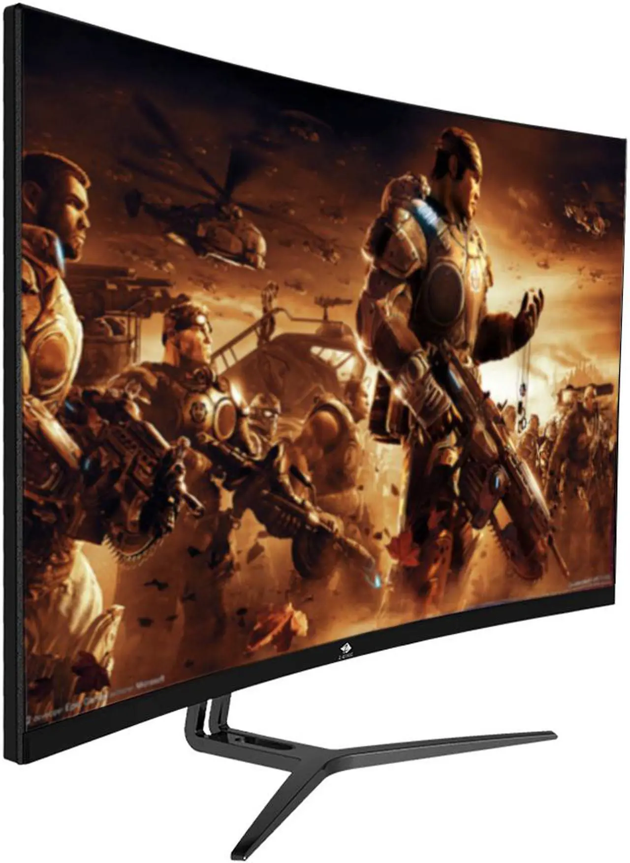 Alt view image 2 of 7 - Z-EDGE UG32 32" 1080P 165Hz 1ms 1500R Curved Gaming Monitor, HDR10 Compatible, FreeSync, HDMI x2, DisplayPort x2, 178° View Angle, with RGB Light, Built in Speakers, Eye-Care Technology