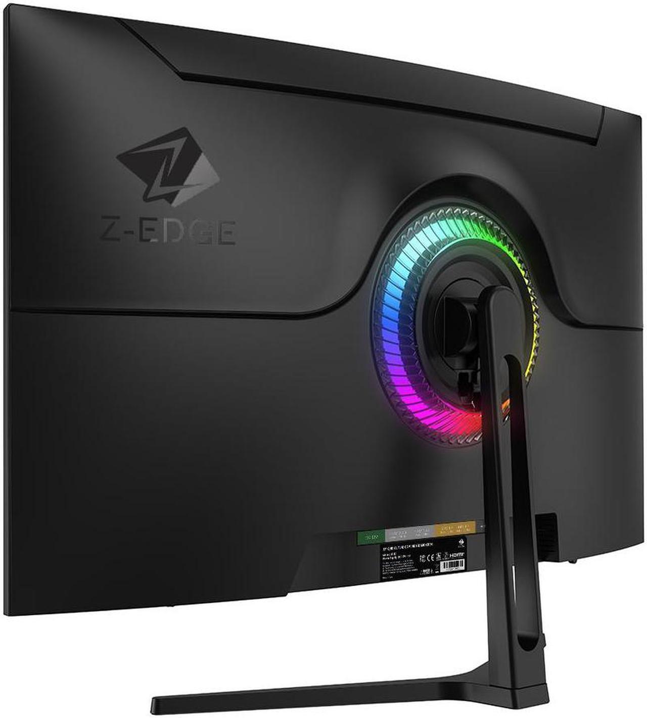 Alt view image 6 of 7 - Z-EDGE 32" 2560 x 1440 QHD 165Hz 1ms 2K Curved Gaming Monitor, HDMI x 2, DP x 2, FreeSync Compatible, Support Wall Mount
