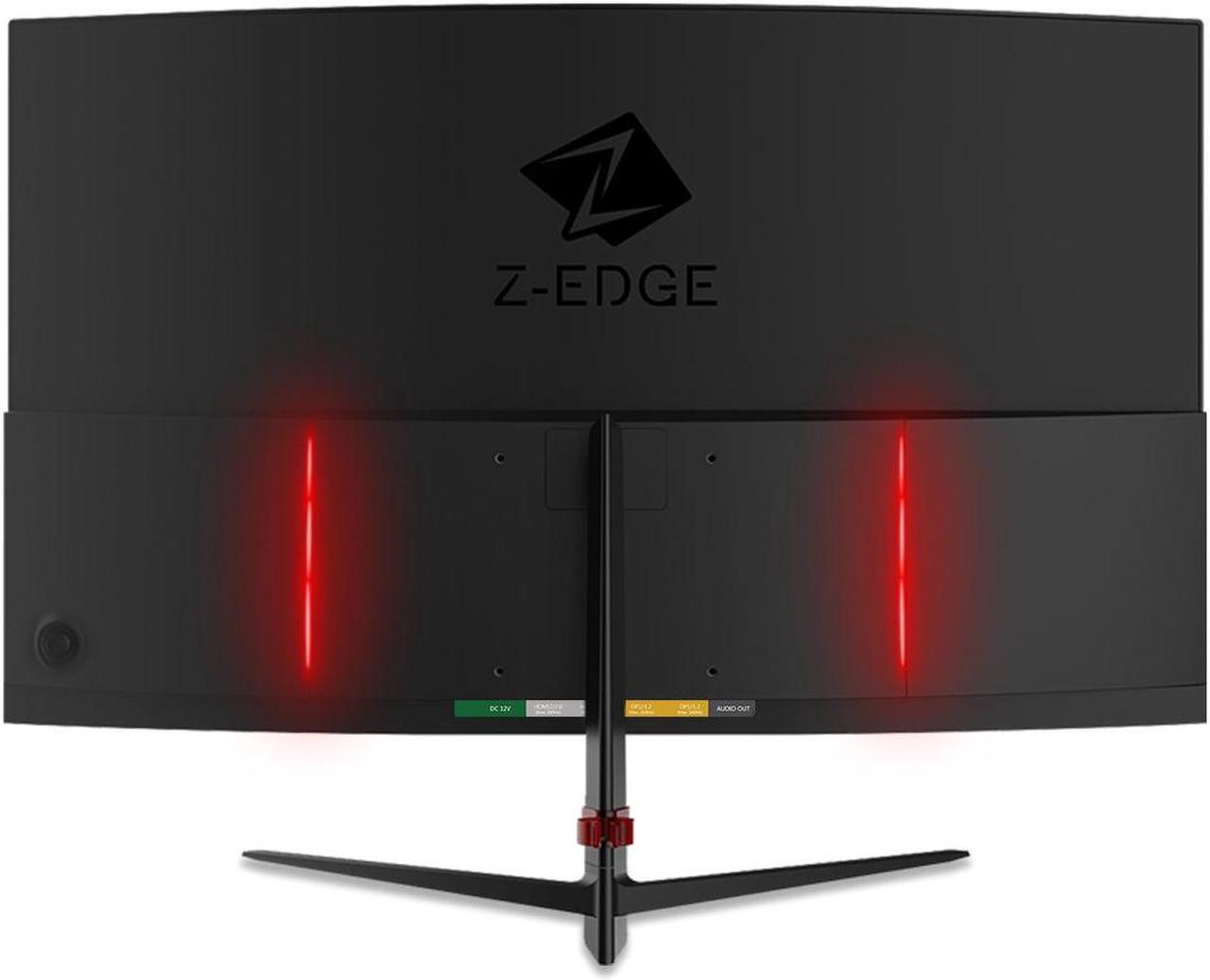 Alt view image 5 of 7 - Z-EDGE 27 inch 1080P Full HD 1920 x 1080 280 Hz 1 ms Curved Gaming Monitor, HDMI x 2, DP x 2, Supports Wall Mount