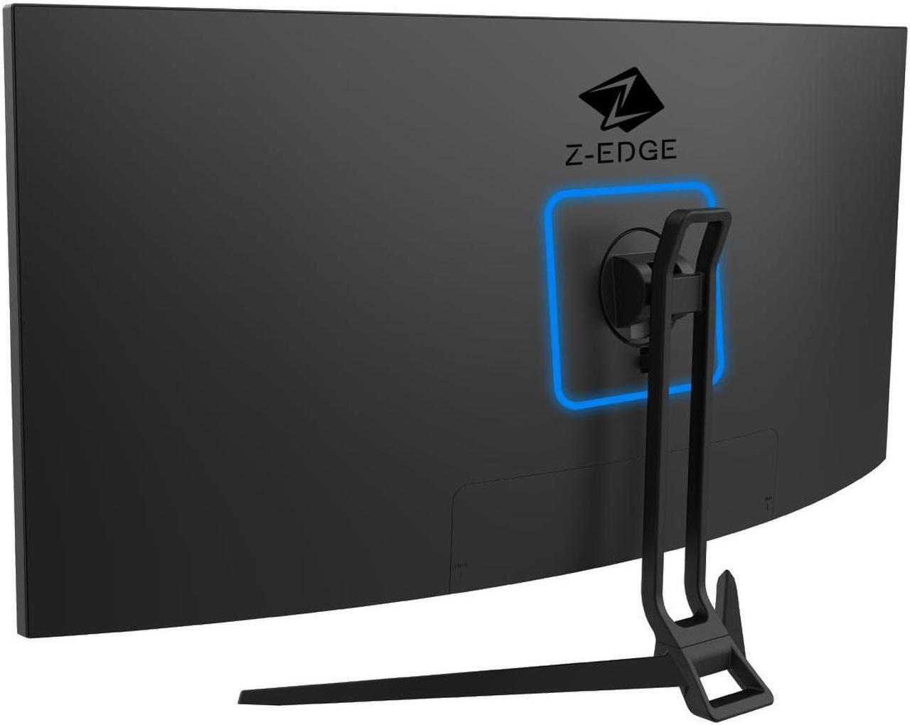 Alt view image 3 of 7 - Z-EDGE 34" Ultra Wide 2K Curved Gaming Monitor, 21:9 UWQHD 3440x1440, 165Hz, 1ms, FreeSync Compatible, HDMI x2, DP x2, PBP & PIP Mode