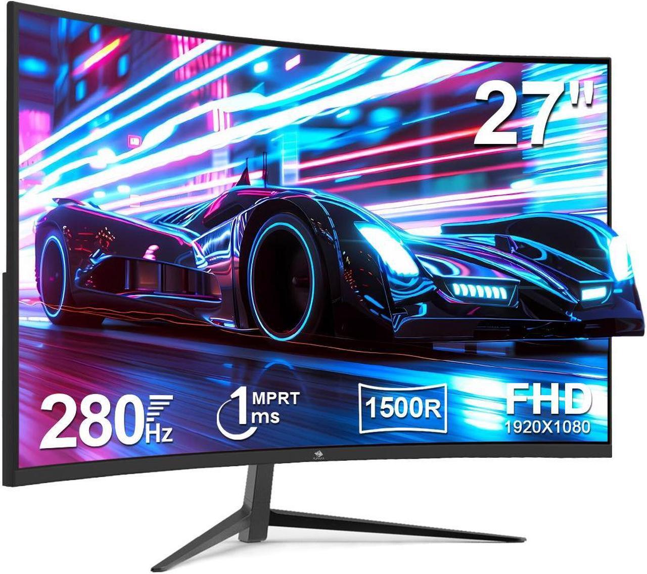 Main image of Z-EDGE 27 inch 1080P Full HD 1920 x 1080 280 Hz 1 ms Curved Gaming Monitor, HDMI x 2, DP x 2, Supports Wall Mount