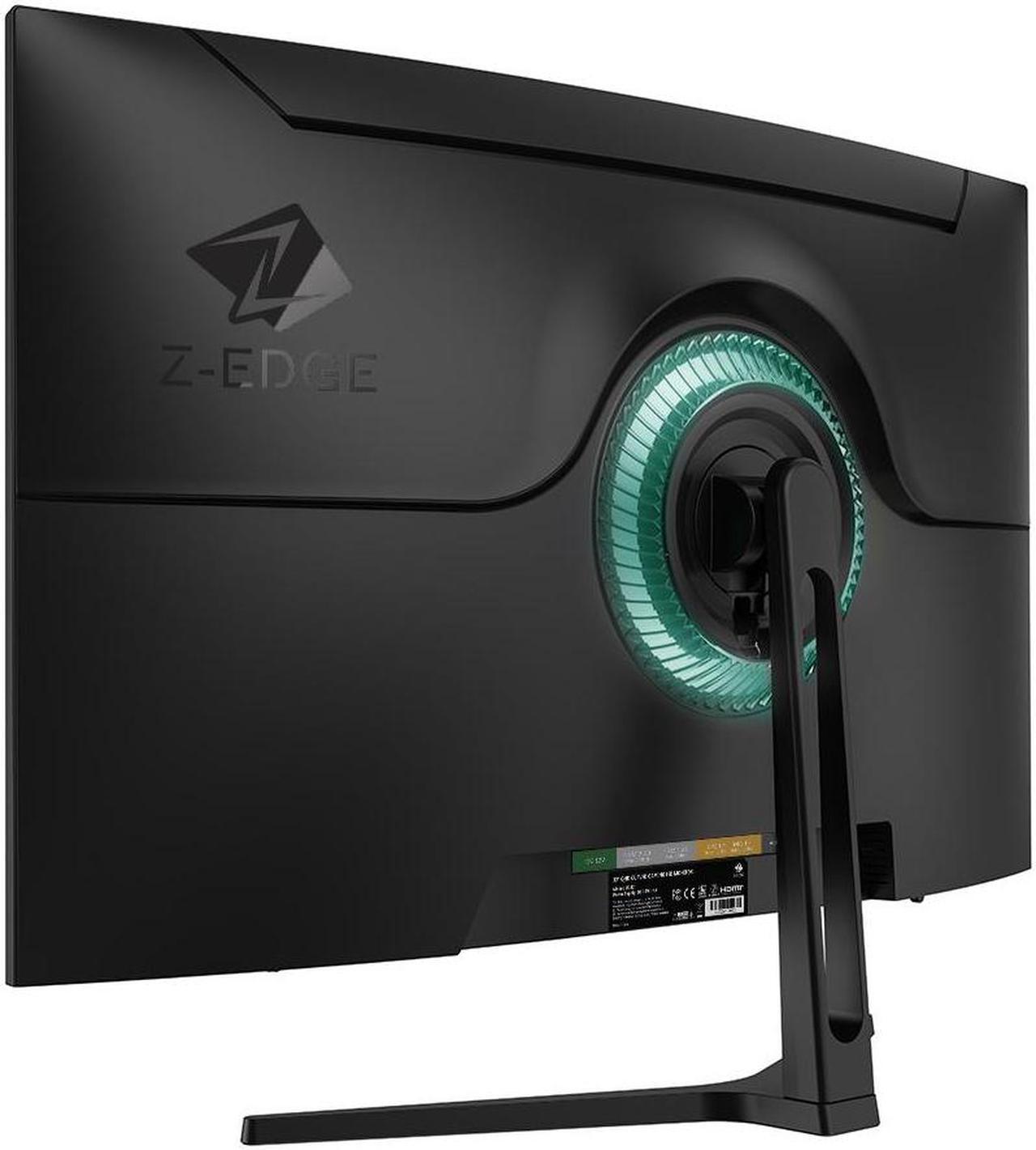 Alt view image 6 of 7 - Z-EDGE 32 inch 1080P Full HD 1920 x 1080 240 Hz 1 ms Curved Gaming Monitor, FreeSync Compatible, HDMI + DP, Support Wall Mount 75x75mm