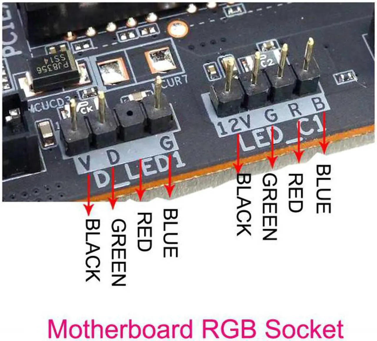 Alt view image 7 of 7 - CYSM ATX 24Pin Female to 24pin Male 90 Degree Power Adapter Mainboard Motherboard With RGB Led for Desktops PC Supply