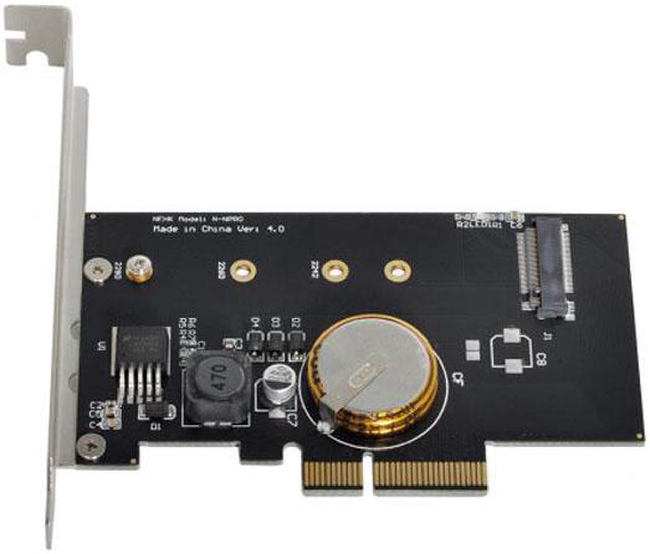 Chenyang SA-022 PCI-E 3.0 x4 to M.2 NGFF M Key SSD Nvme Card Adapter PCI Express with Power Failure Protection 4.0F Super Capacitor