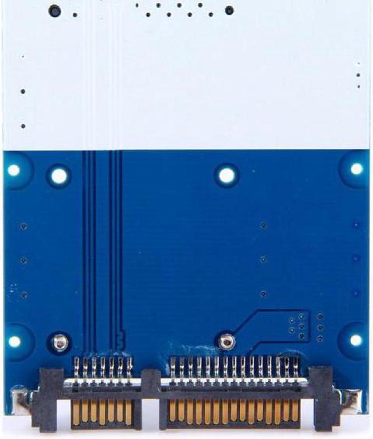 Chenyang Cable Slim Type Mini PCI-E mSATA SSD to 2.5" SATA 3.0 22pin HDD Adapter Hard Disk PCBA