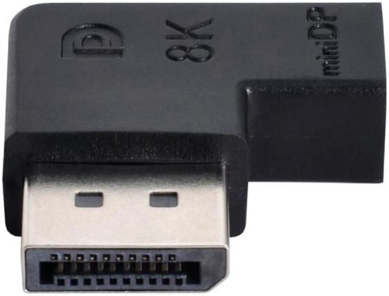 Alt view image 2 of 7 - Xiwai Angled DisplayPort 1.4 Male to Mini DP Female 8K 60hz Adapter Ultra-HD UHD 4K 144hz  7680*4320 for Video PC Laptop Monitor