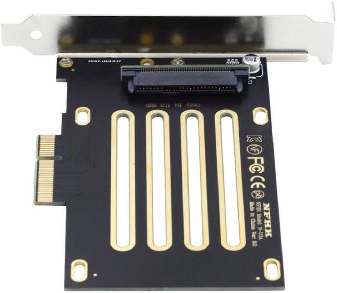 Alt view image 2 of 7 - Chenyang PCI-E 4.0 X4 Lane to U.3 U3 Kit SFF-8639 Host Adapter for Motherboard PM1735 NVMe PCIe SSD
