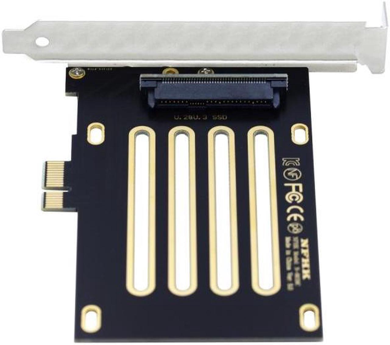 Main image of Chenyang PCI-E 4.0 X1 Lane to U.2 U.3 Kit SFF-8639 Host Adapter for Motherboard PM1735 NVMe PCIe SSD