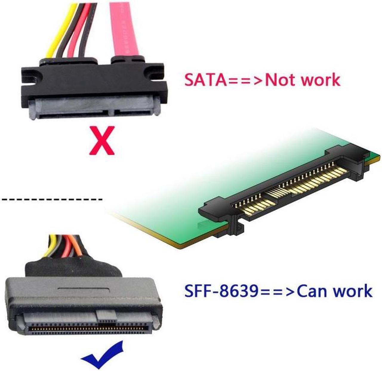 Alt view image 5 of 7 - Chenyang PCI-E 4.0 X1 Lane to U.2 U.3 Kit SFF-8639 Host Adapter for Motherboard PM1735 NVMe PCIe SSD