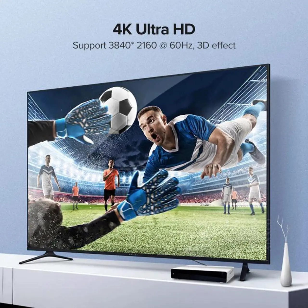 Alt view image 6 of 7 - Cablecc HDMI 1.4 Type A Male to A Female Extension Cable Left Angled 90 Degree Support HDTV 4K 60hz 3D