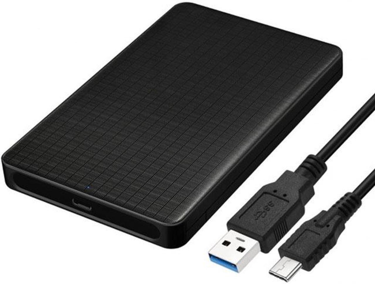 Alt view image 4 of 6 - CY USB-C Type-C to 2.5 Inch SATA SSD HDD External Hard Disk Enclosure for Laptop & PC UC-079-BK