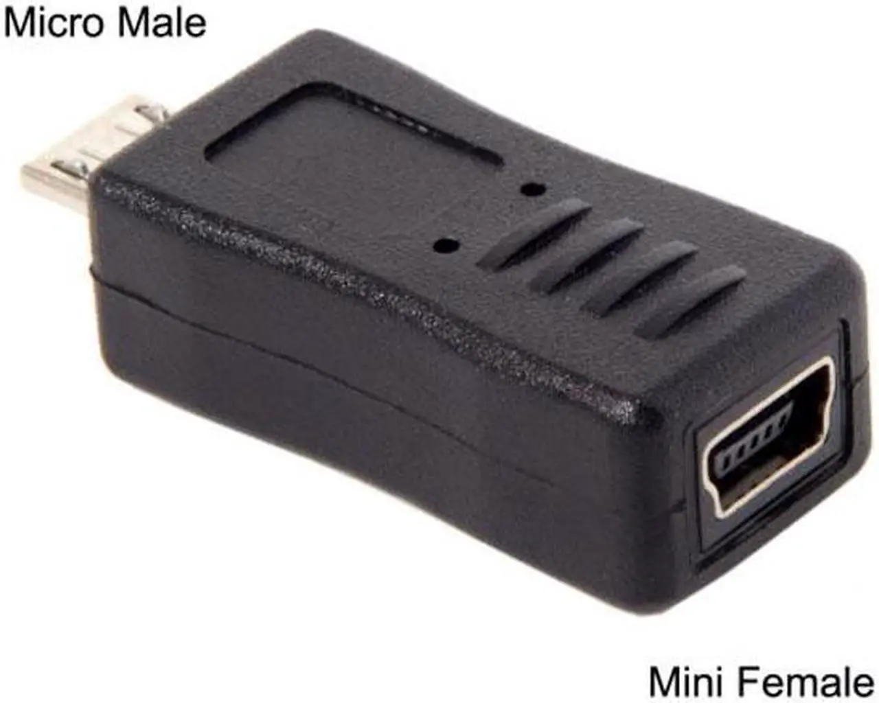 Alt view image 2 of 7 - Cablecc CY U2-065 Mini Size Micro USB 5Pin Male to Mini Female USB Data Charge Adapter for TabletCell Phone
