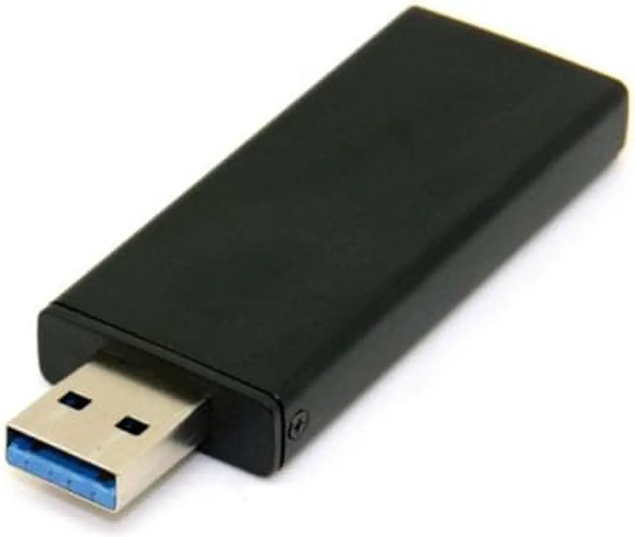 Alt view image 3 of 7 - CYSM 42mm NGFF M2 SSD  to USB 3.0 External PCBA Conveter Adapter Card Flash Disk Type with Black Case
