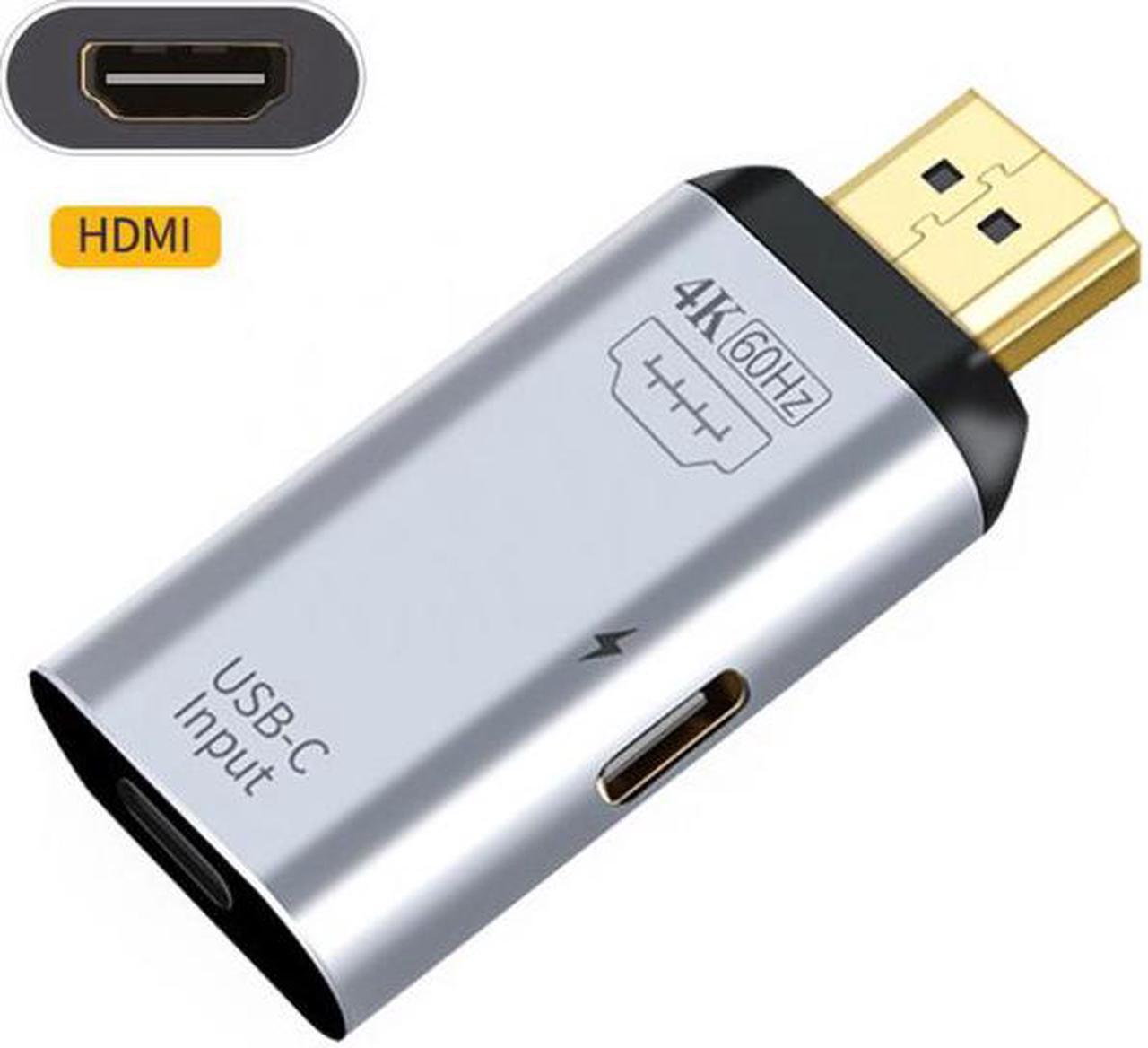 Alt view image 2 of 7 - Xiwai CY  UC-054-HDF USB-C Type C Female Source to HDMI Sink HDTVPD Power Adapter 4K 60hz 1080p for PhoneLaptop